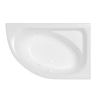 Гидромассажная ванна WHITECROSS Aquarella 0109.170110.100.SOFT.WH правая 170x110 см Soft белый
